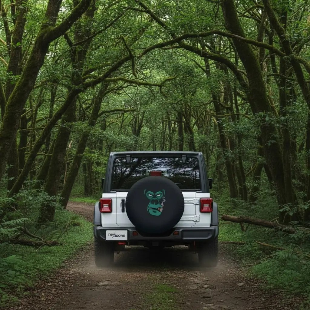 Monkey Designed Spare Wheel Tire Cover